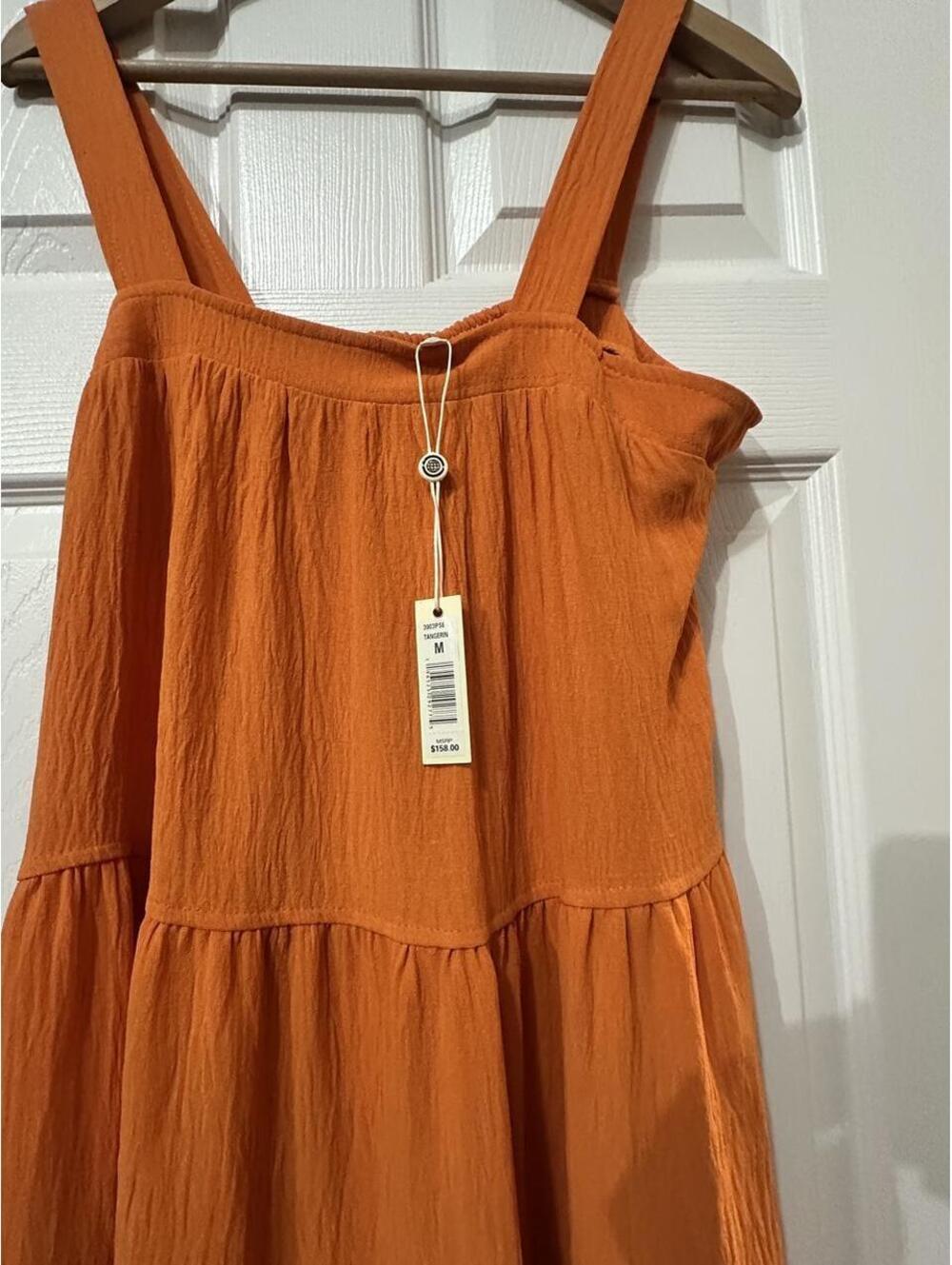 Max Factor Women's Orange Dress - Picture 3 of 3